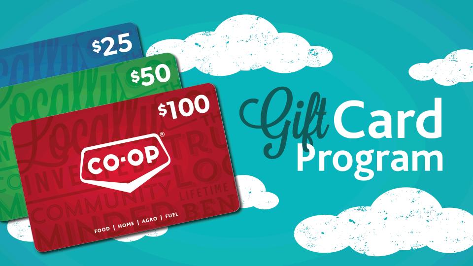 Gift Card Program North Central Coop
