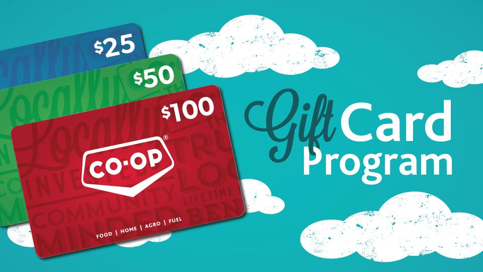 Gift Card Program North Central Coop